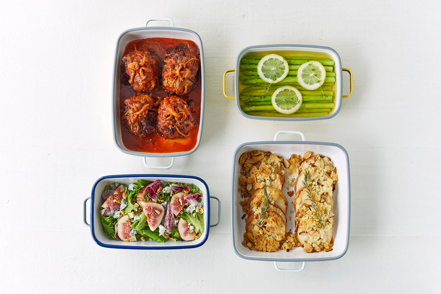 Enameled Oven Dish - Shallow