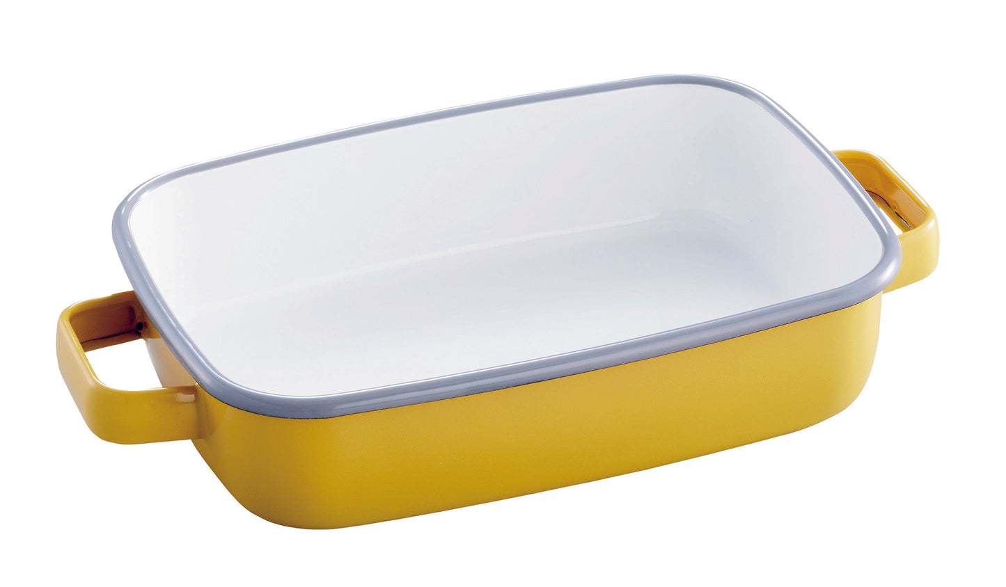 Enameled Oven Dish - Shallow
