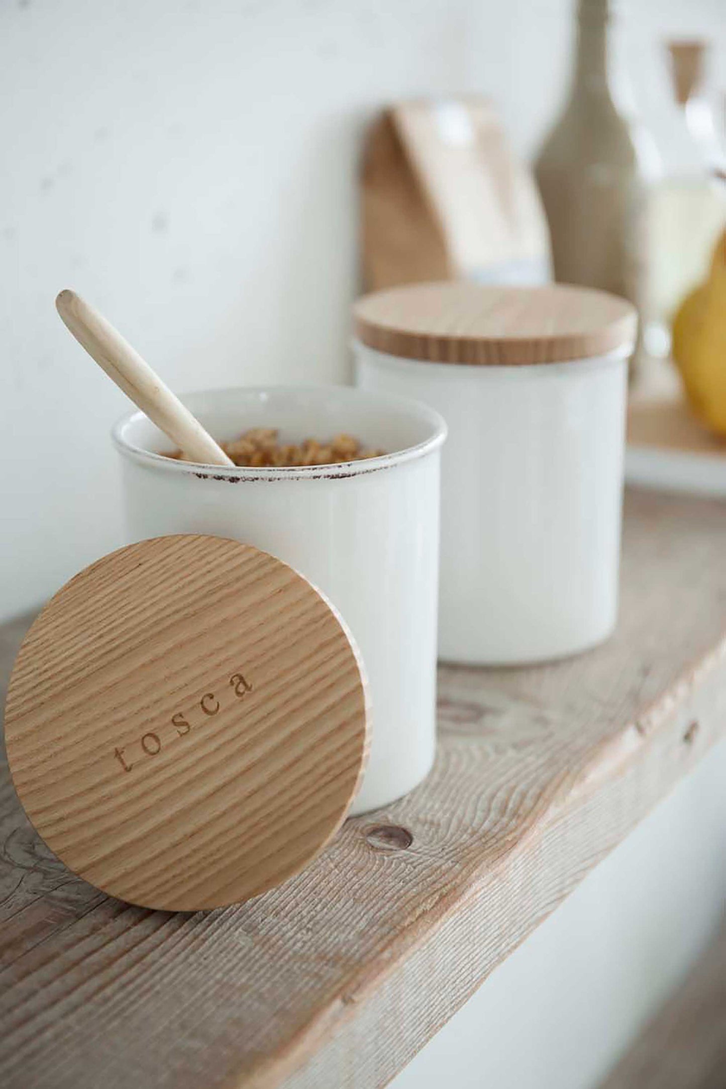 Ceramic Food Canister - Plain
