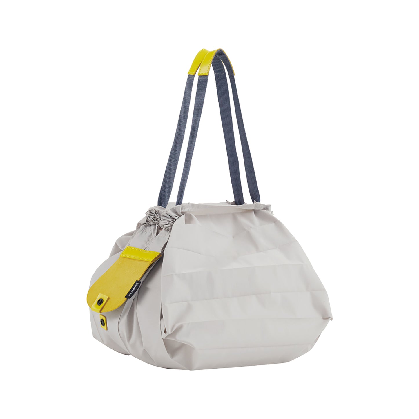 Folding Bag - Light Grey Yellow