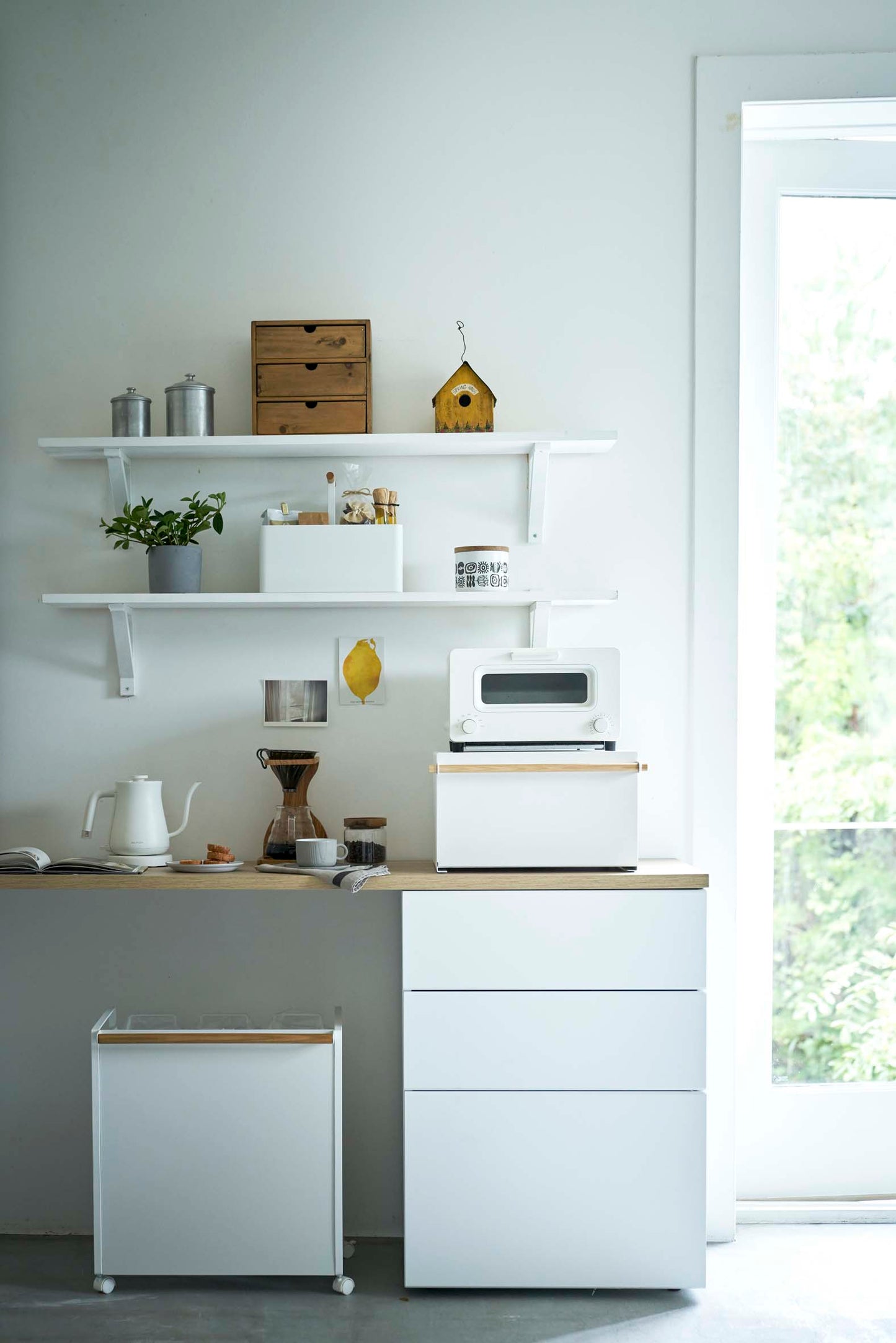 Bread Box - Steel + Wood