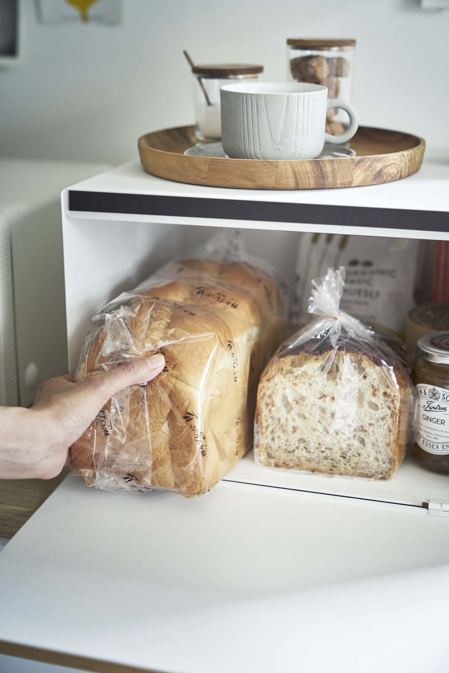 Bread Box - Steel + Wood