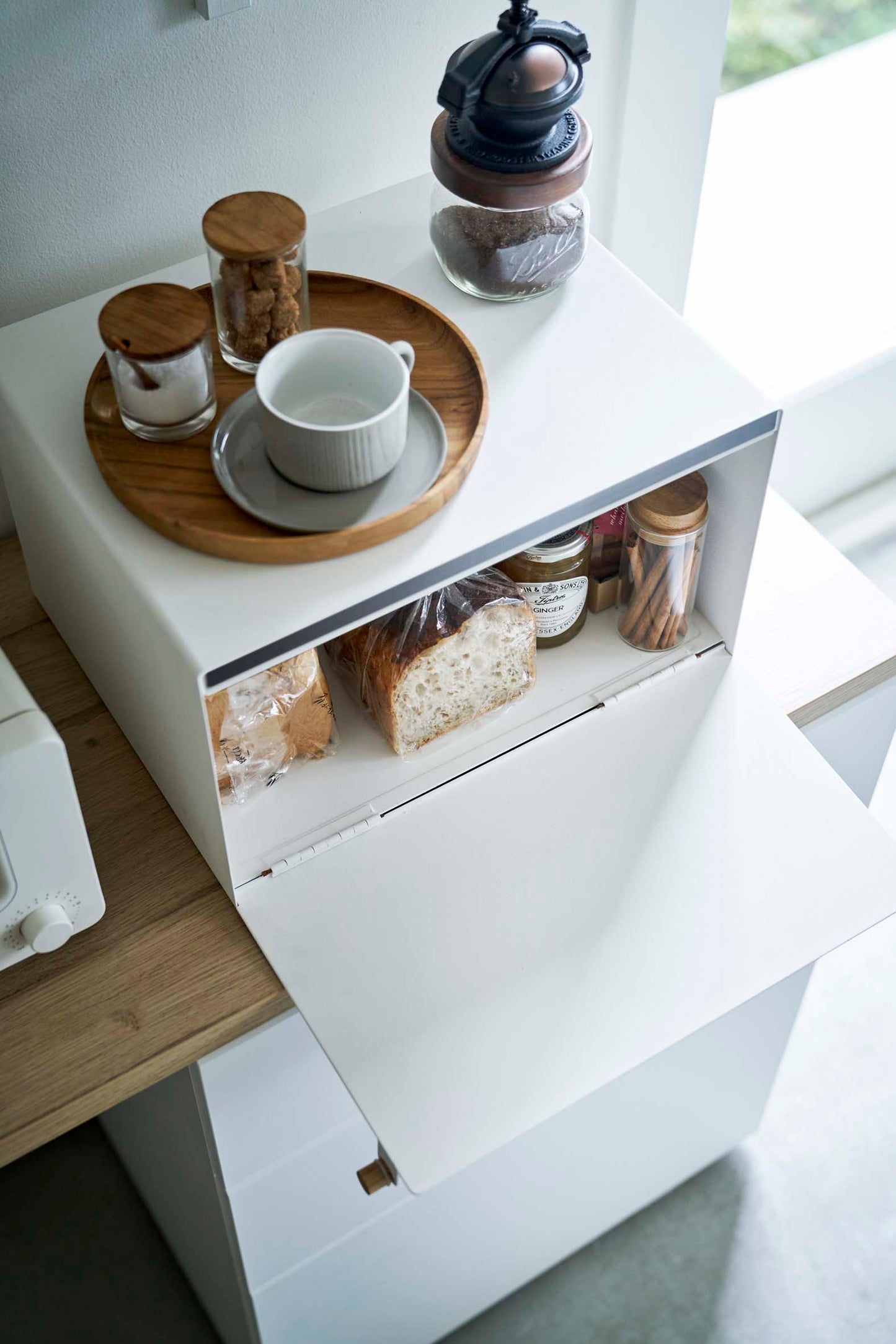 Bread Box - Steel + Wood