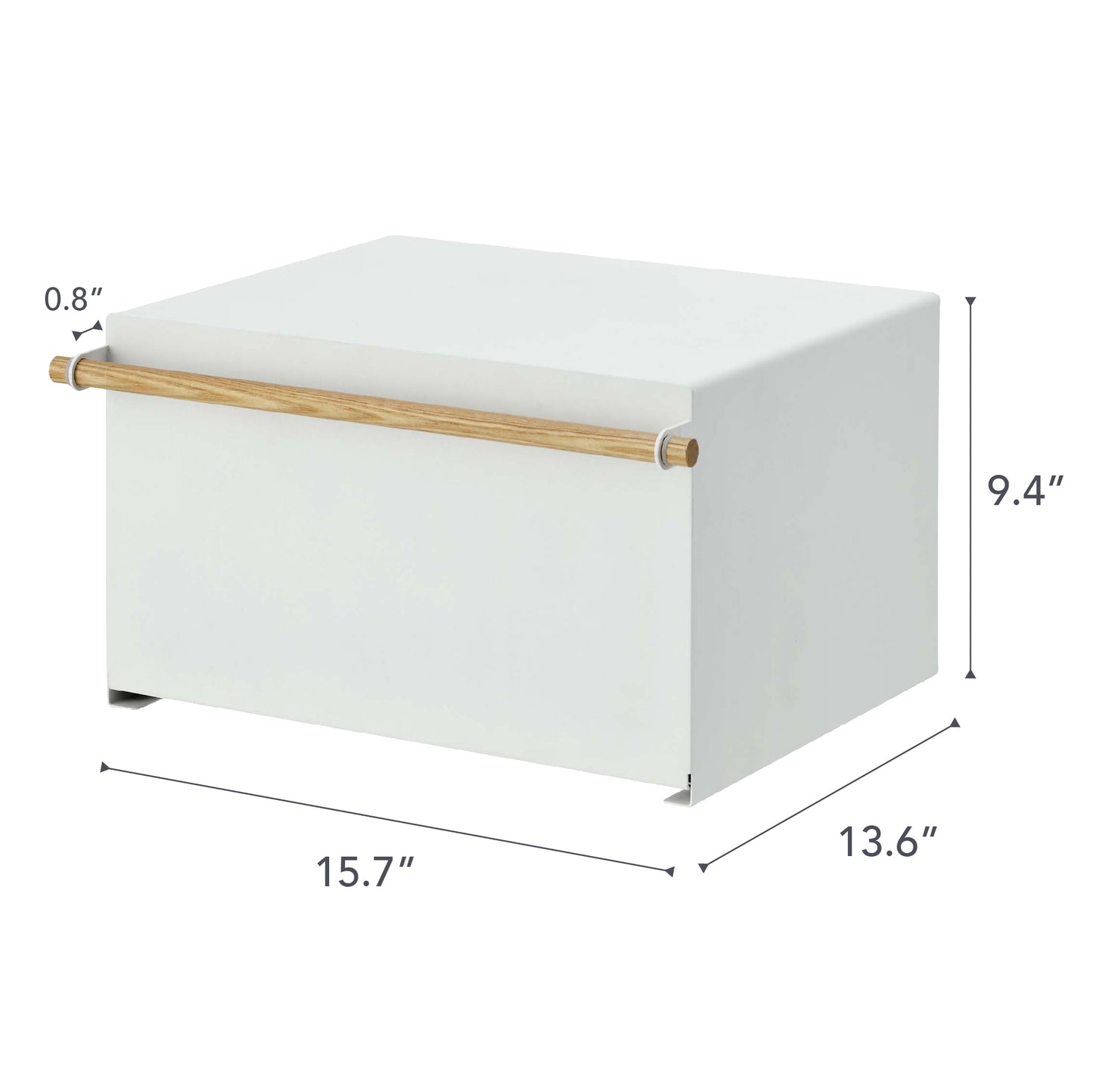 Bread Box - Steel + Wood