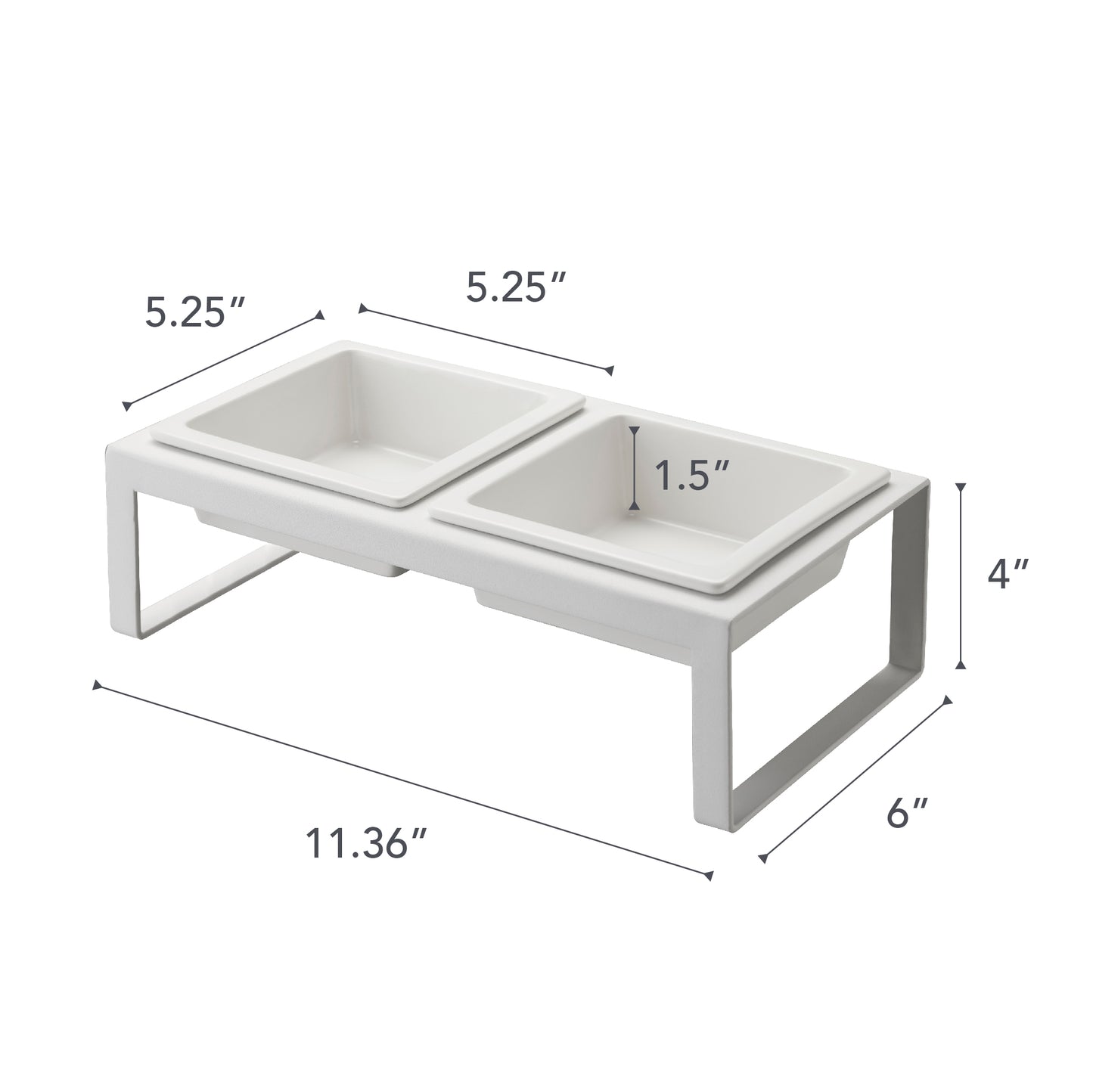 Pet Food Bowl - Tall