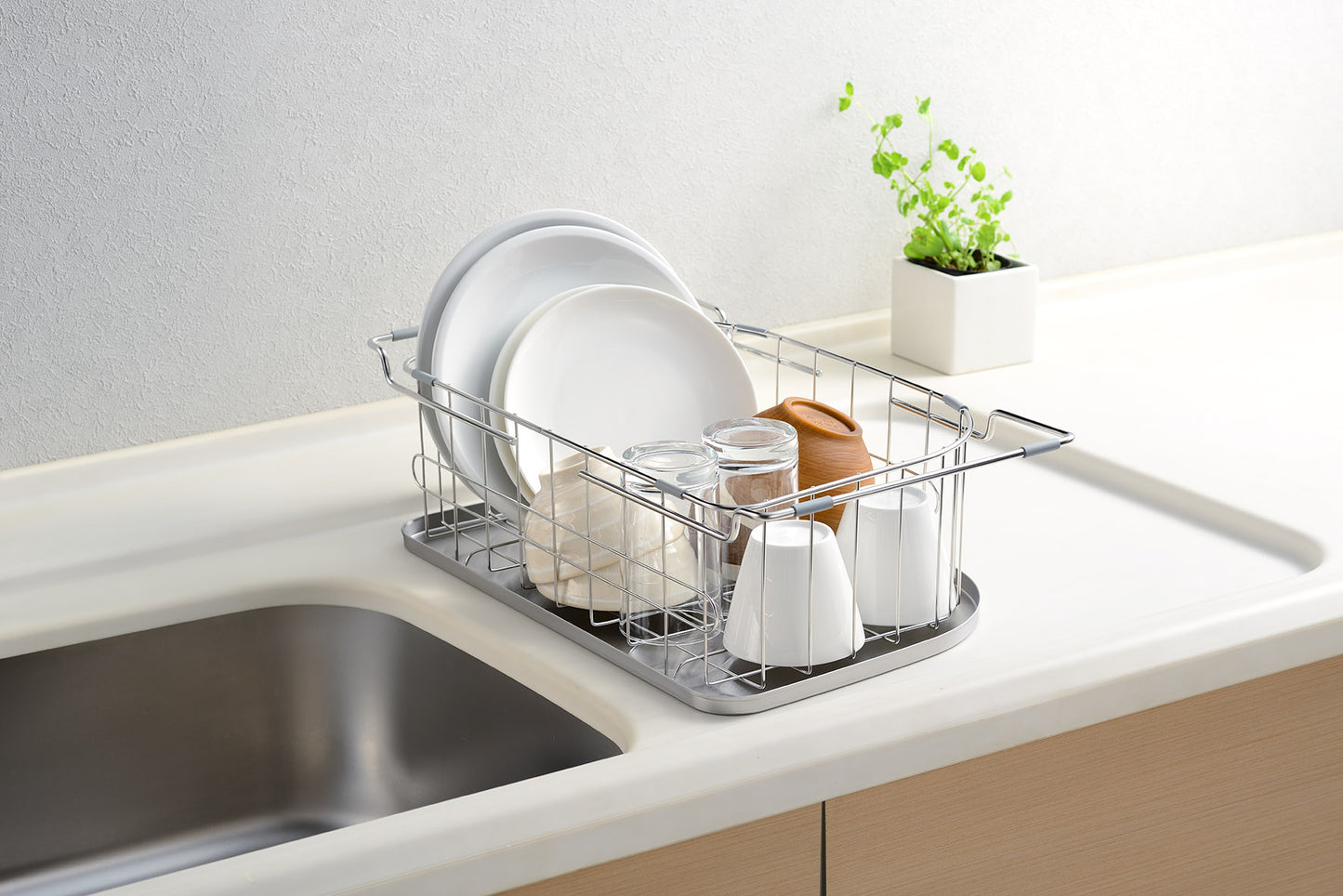 Dish Rack with Tray