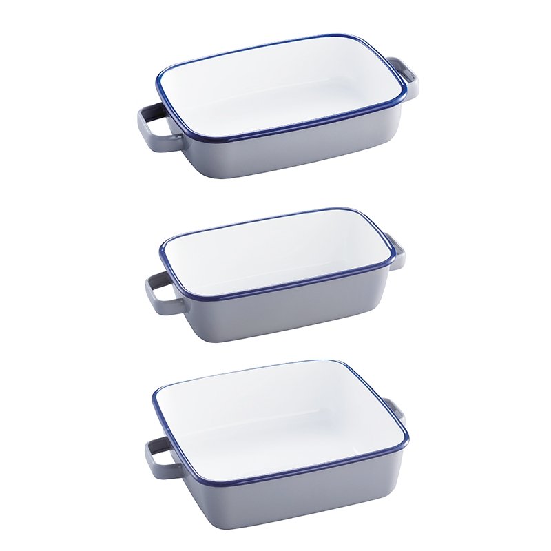 Enameled Oven Dish 3pcs. Set