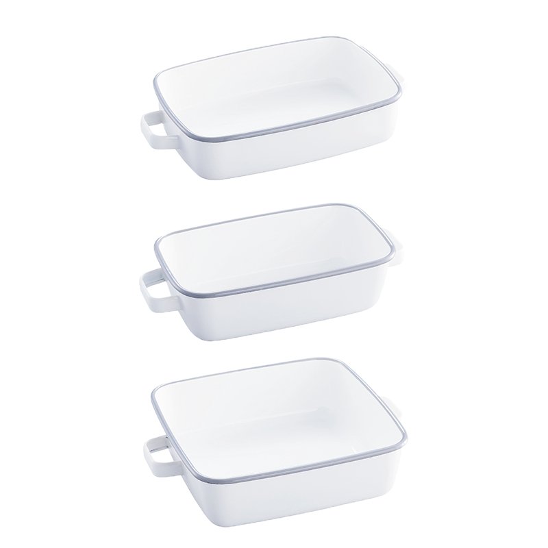 Enameled Oven Dish 3pcs. Set