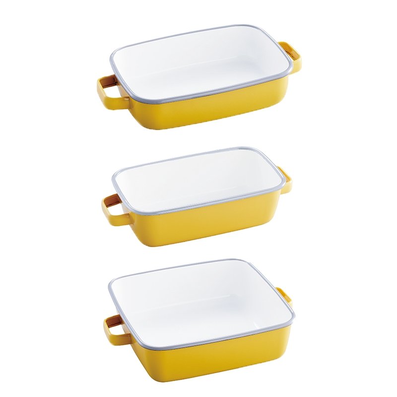 Enameled Oven Dish 3pcs. Set