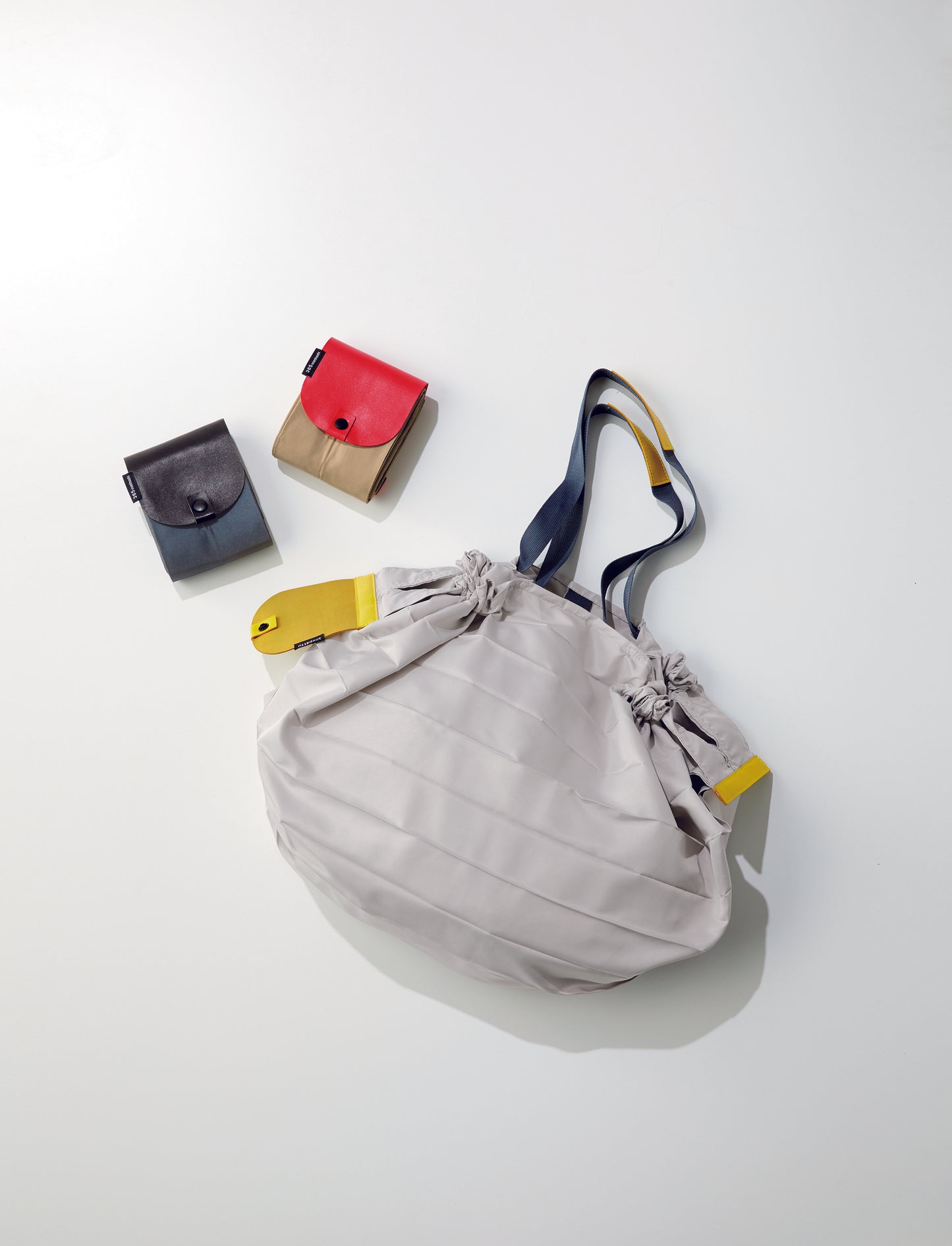 Folding Bag - Beige Red
