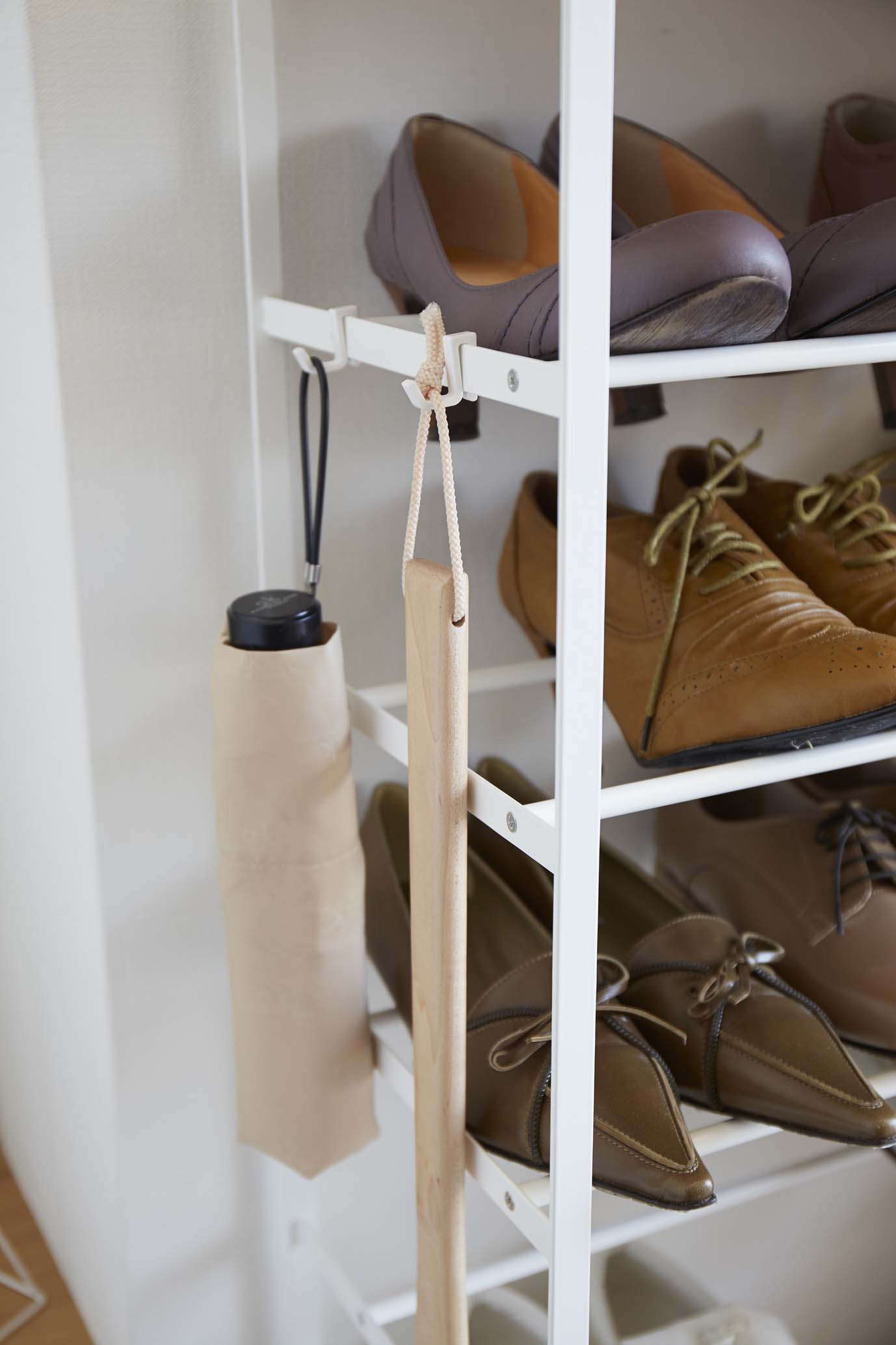 6-Tier Wood Top Shoe Rack